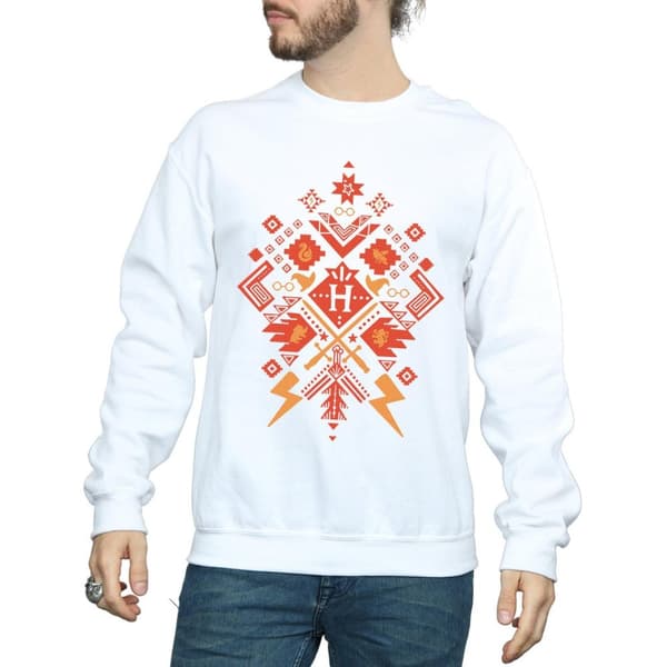 Harry Potter Mens Christmas Fair Isle Sweatshirt