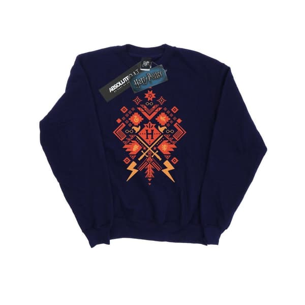Harry Potter Mens Christmas Fair Isle Sweatshirt