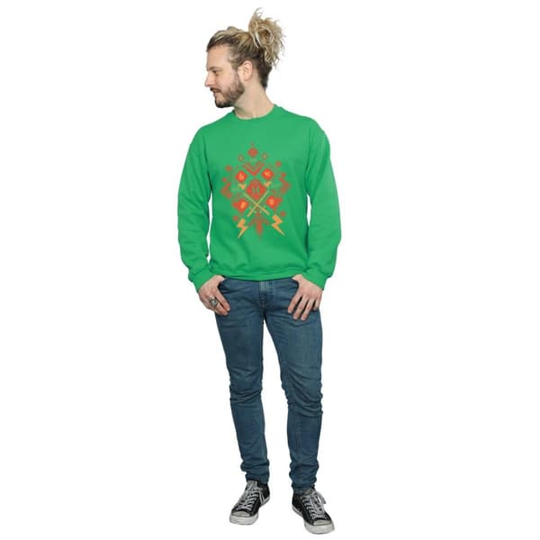 Harry Potter Mens Christmas Fair Isle Sweatshirt
