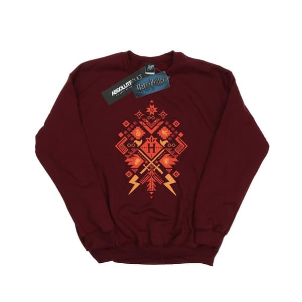 Harry Potter Mens Christmas Fair Isle Sweatshirt