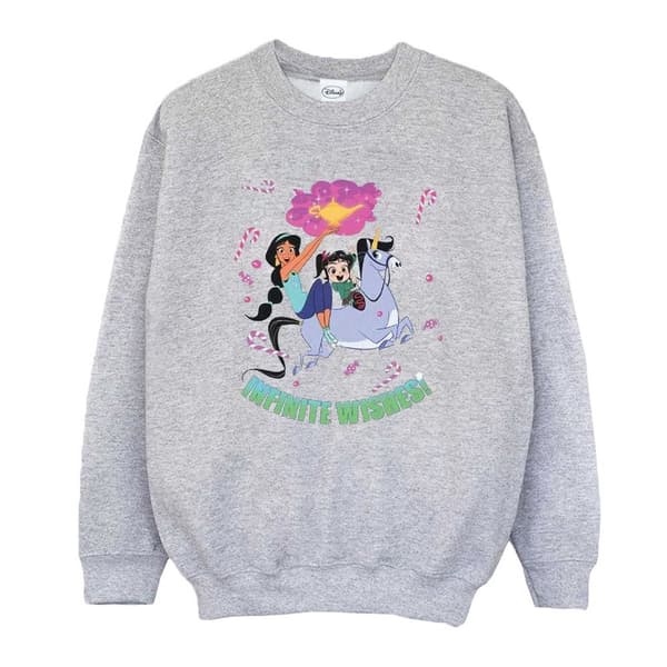 Disney Boys Wreck It Ralph - Jasmine och Vanellope - Sweatshirt