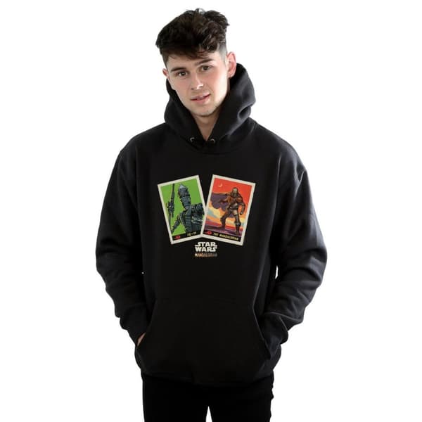 Star Wars The Mandalorian Trading Cards-hoodie för herrar