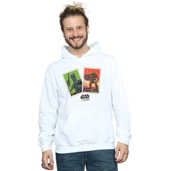 Star Wars The Mandalorian Trading Cards-hoodie för herrar