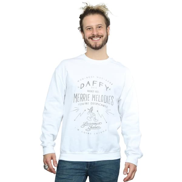 Looney Tunes Mens Daffy Duck Despicable Sweatshirt