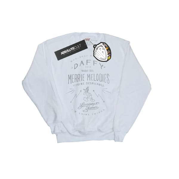 Looney Tunes Mens Daffy Duck Despicable Sweatshirt