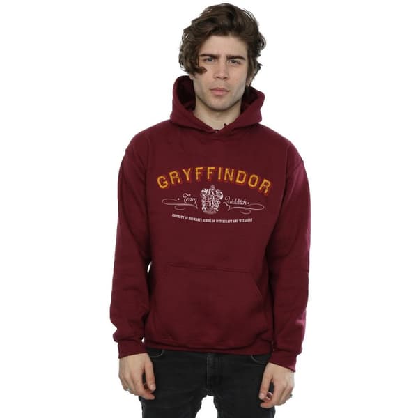 Harry Potter Mens Gryffindor Team Quidditch Hoodie