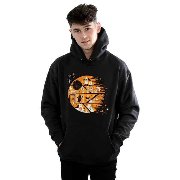 Star Wars Mens Spooky Death Star Hoodie
