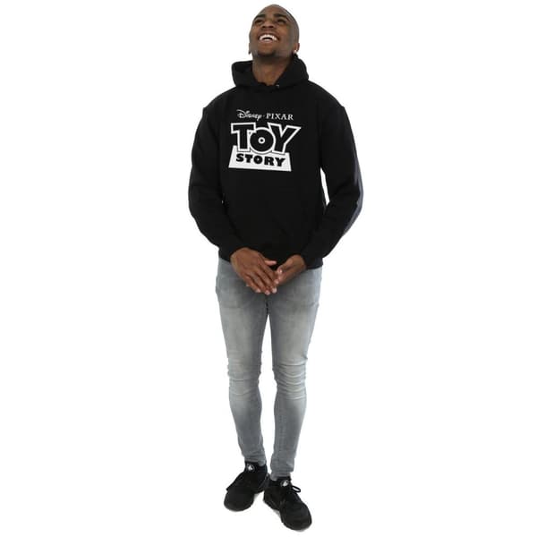 Disney Mens Toy Story Logo Outline Hoodie