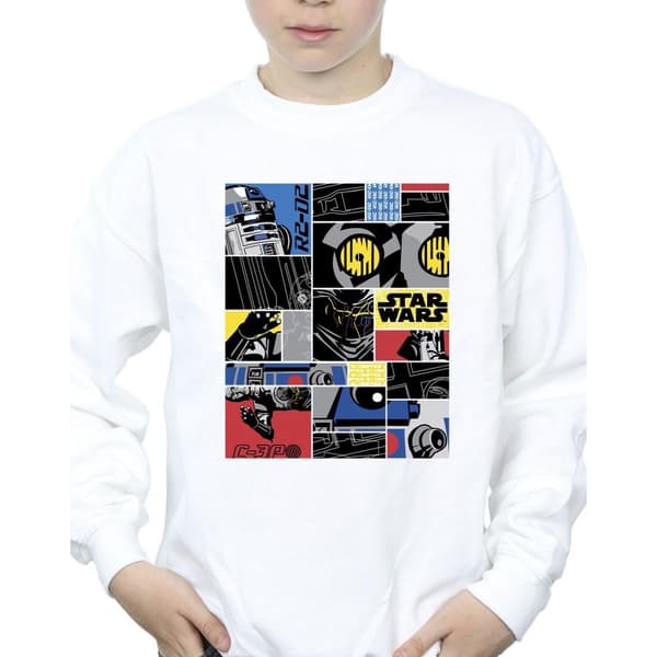 Star Wars Boys Droid Montage Sweatshirt