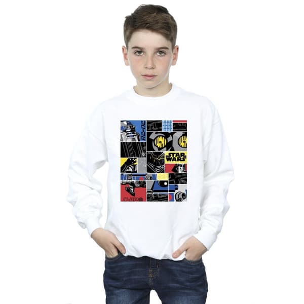 Star Wars Boys Droid Montage Sweatshirt
