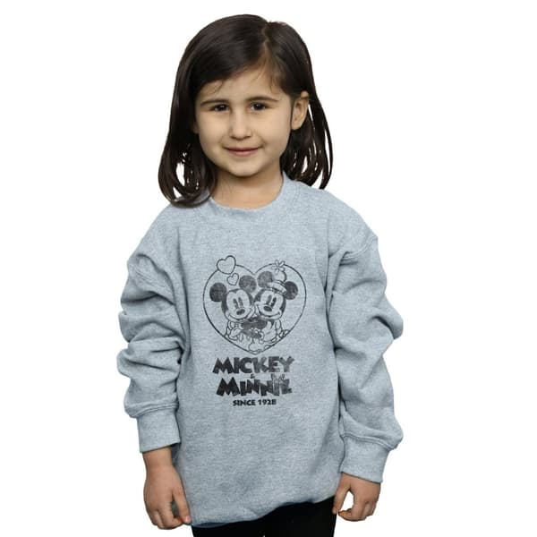 Disney Girls Mickey And Minnie Mouse Since 1928 Sweatshirt
