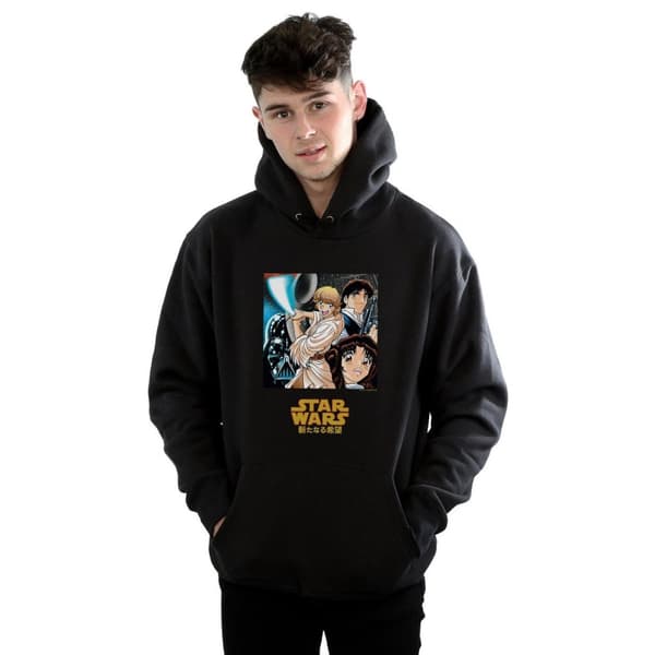Star Wars Mens Anime Poster Hoodie