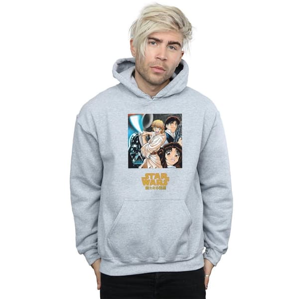 Star Wars Mens Anime Poster Hoodie