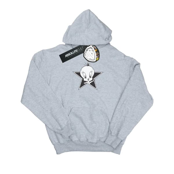 Looney Tunes Womens/Ladies Tweety Pie Mono Star Hoodie