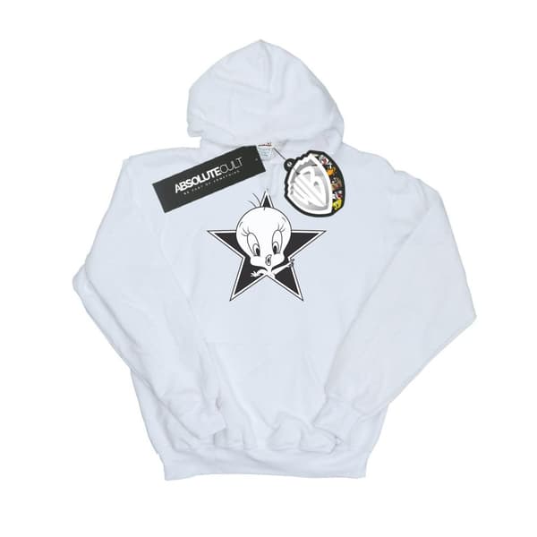 Looney Tunes Womens/Ladies Tweety Pie Mono Star Hoodie
