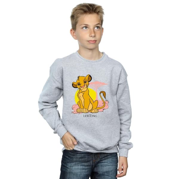 Disney Pojkar Lejonkungen Simba - Sweatshirt i pastell