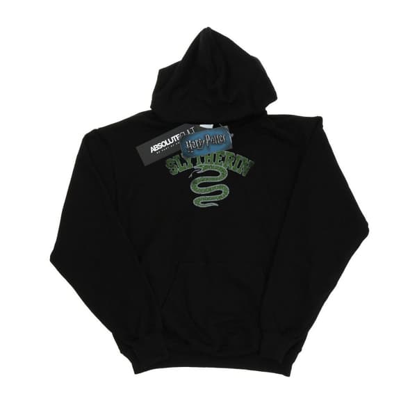 Harry Potter Womens/Ladies Slytherin Sport Emblem Hoodie Black L