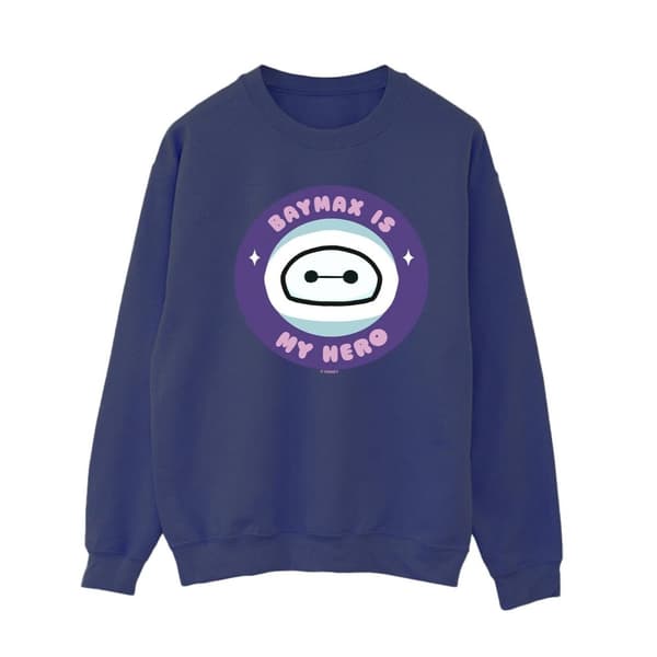 Disney Womens/Ladies Big Hero 6 Baymax My Hero Pocket Sweatshirt