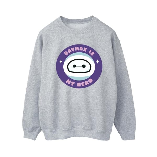 Disney Womens/Ladies Big Hero 6 Baymax My Hero Pocket Sweatshirt