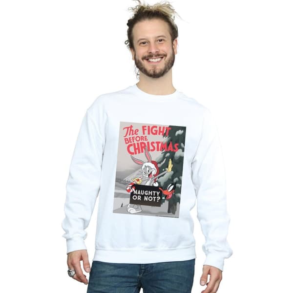 Looney Tunes Sweatshirt med texten The Fight Before Christmas