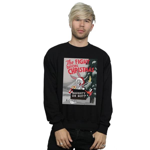 Looney Tunes Sweatshirt med texten The Fight Before Christmas