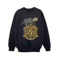 Miniatyrbilde 1 av 3: Harry Potter Girls Hufflepuff Sketch Crest Sweatshirt