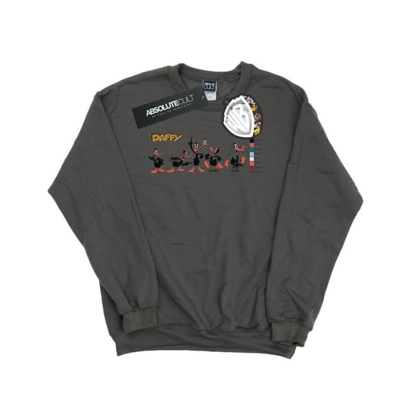 Looney Tunes Mens Daffy Duck Colour Code Sweatshirt