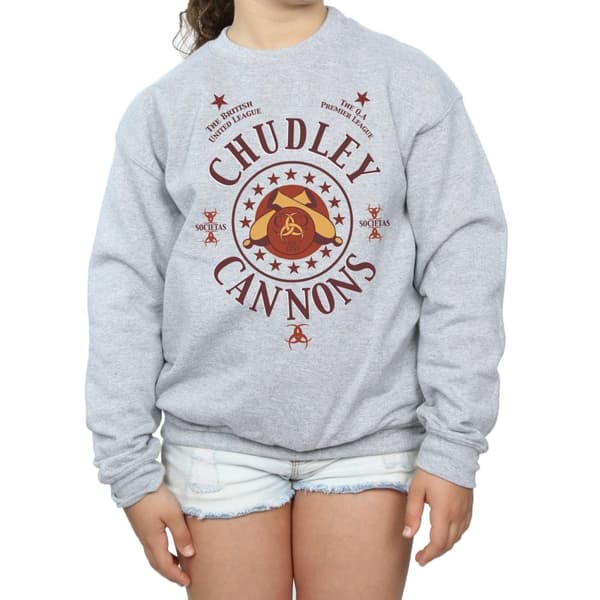 Harry Potter Girls Chudley Cannons Logo Sweatshirt