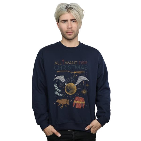 Harry Potter Mens All I Want For Christmas Sweatshirt