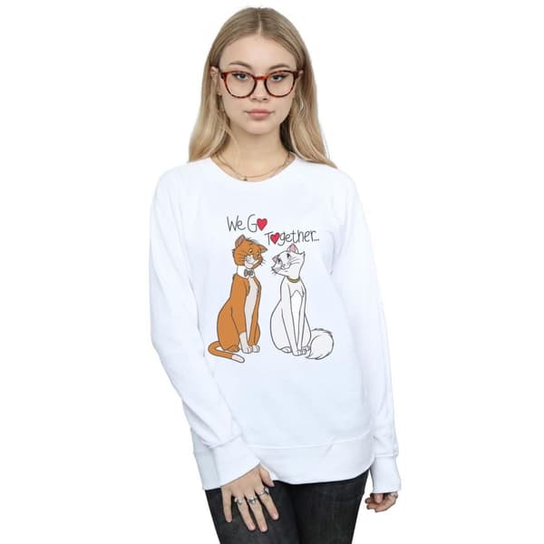 Disney Womens/Ladies The Aristocats We Go Together Sweatshirt