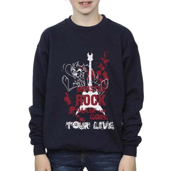 Looney Tunes Boys Taz Monster Rock Sweatshirt