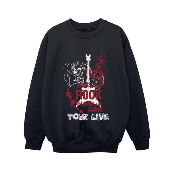 Looney Tunes Boys Taz Monster Rock Sweatshirt