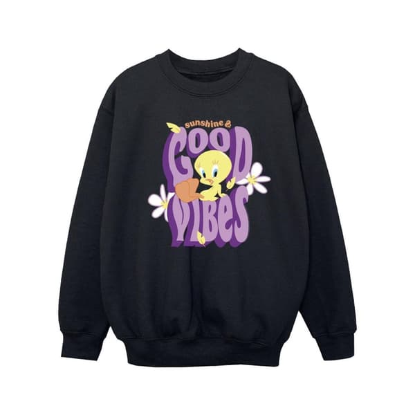 Looney Tunes Girls Tweeday Sunshine & Good Vibes Sweatshirt