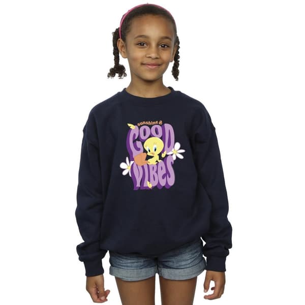 Looney Tunes Girls Tweeday Sunshine & Good Vibes Sweatshirt