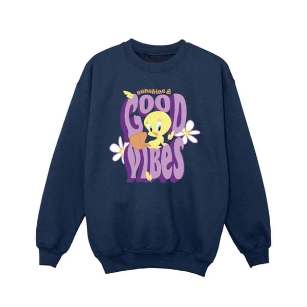Looney Tunes Girls Tweeday Sunshine & Good Vibes Sweatshirt