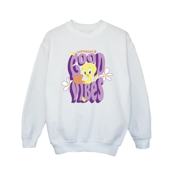 Looney Tunes Girls Tweeday Sunshine & Good Vibes Sweatshirt