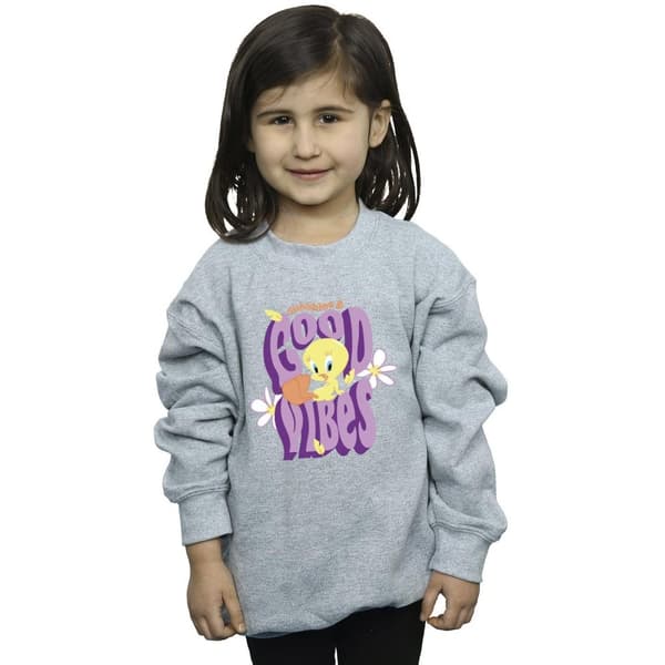 Looney Tunes Girls Tweeday Sunshine & Good Vibes Sweatshirt