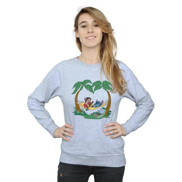 Disney Womens/Ladies Lilo And Stitch Play Some Music Sweatshirt