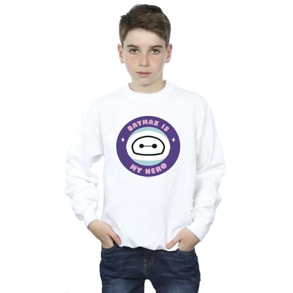 Disney Boys Big Hero 6 Baymax My Hero Pocket Sweatshirt