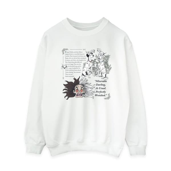 Disney Dam/Tjej 101 Dalmatiner Miserable Darling Sweatshirt