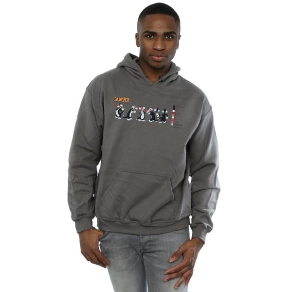 Looney Tunes Mens Sylvester Colour Code Hoodie