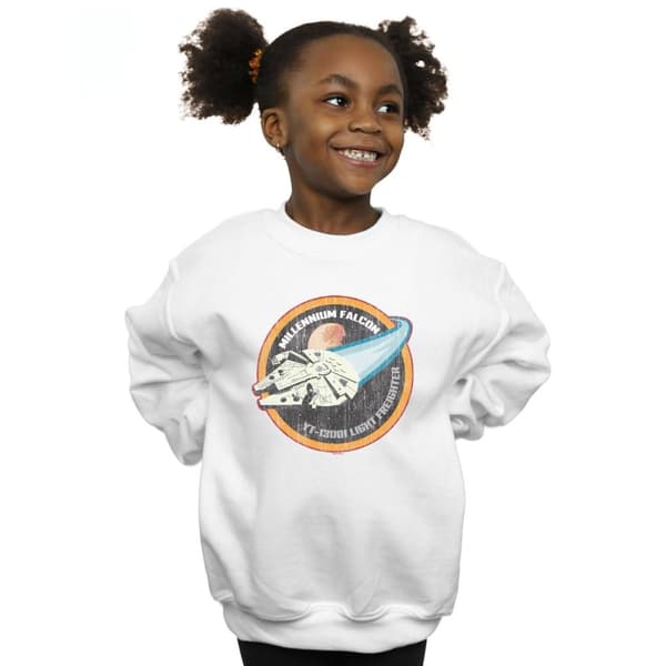 Star Wars Girls Millennium Falcon Badge Sweatshirt