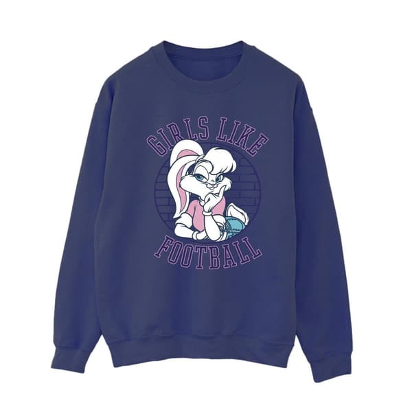 Looney Tunes Dam/Tjej Lola Bunny Girls Like Football Sweatshirt