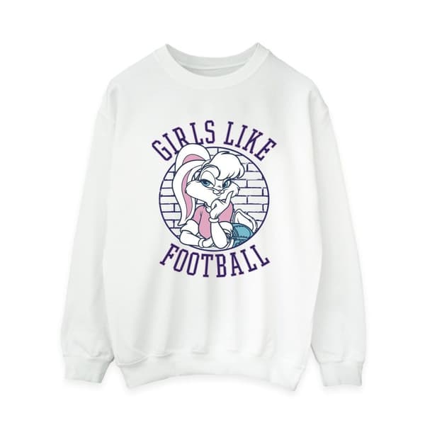 Looney Tunes Dam/Tjej Lola Bunny Girls Like Football Sweatshirt