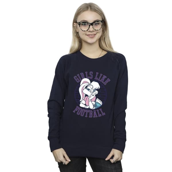 Looney Tunes Dam/Tjej Lola Bunny Girls Like Football Sweatshirt