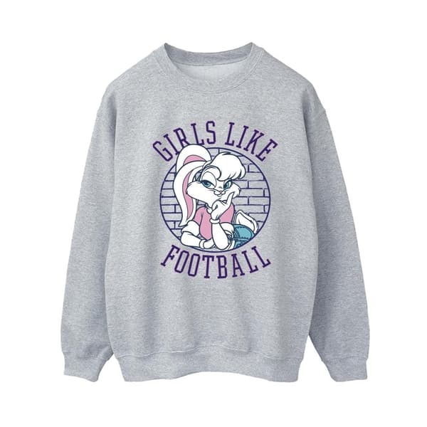 Looney Tunes Dam/Tjej Lola Bunny Girls Like Football Sweatshirt