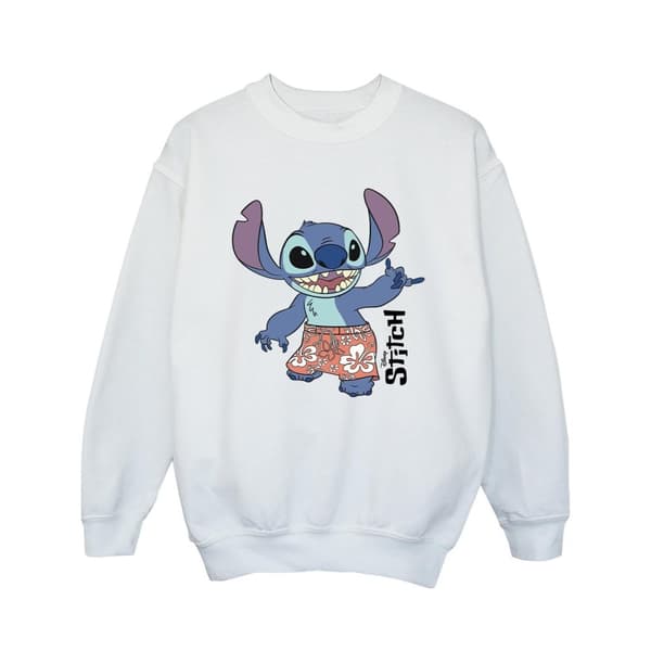 Disney Girls Lilo & Stitch Bermuda Shorts Sweatshirt