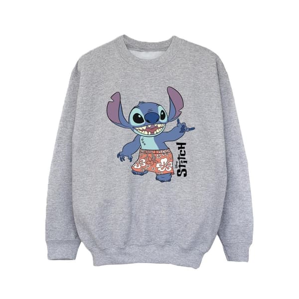 Disney Girls Lilo & Stitch Bermuda Shorts Sweatshirt
