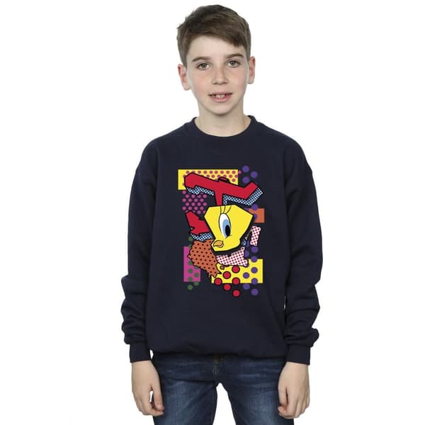Looney Tunes Boys Tweety Pop Art Sweatshirt