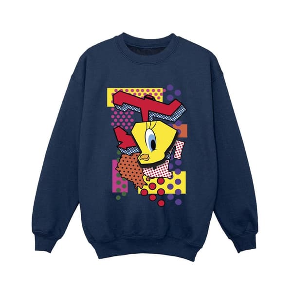 Looney Tunes Boys Tweety Pop Art Sweatshirt